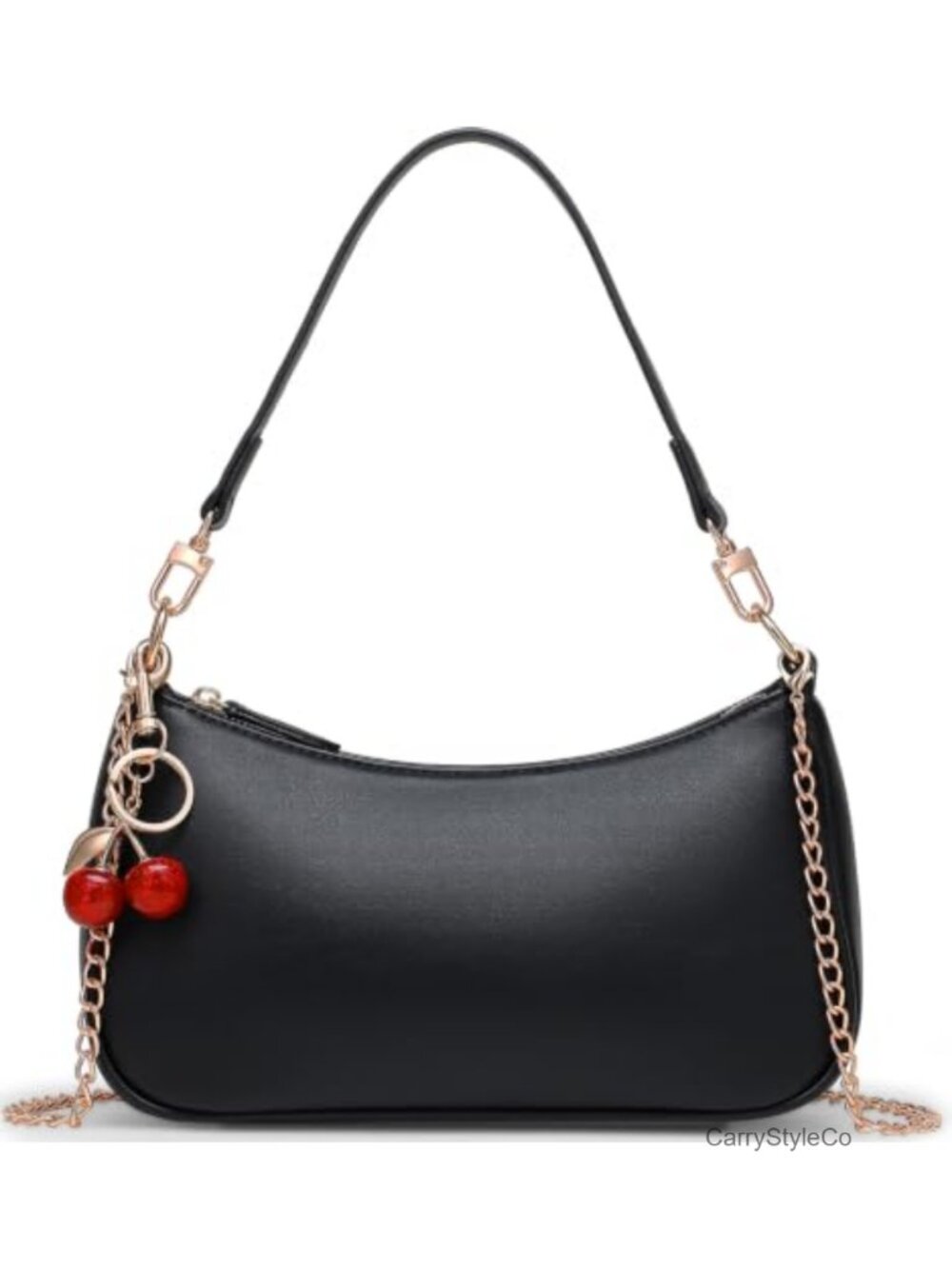 Cute Cherry Crossbody Purse Hobo Handbag Women Shoulder Bag PU Leather
